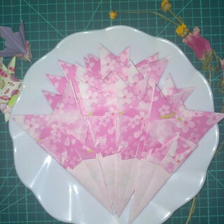 桜🌸鶴の箸袋１２袋(カトラリー/箸)