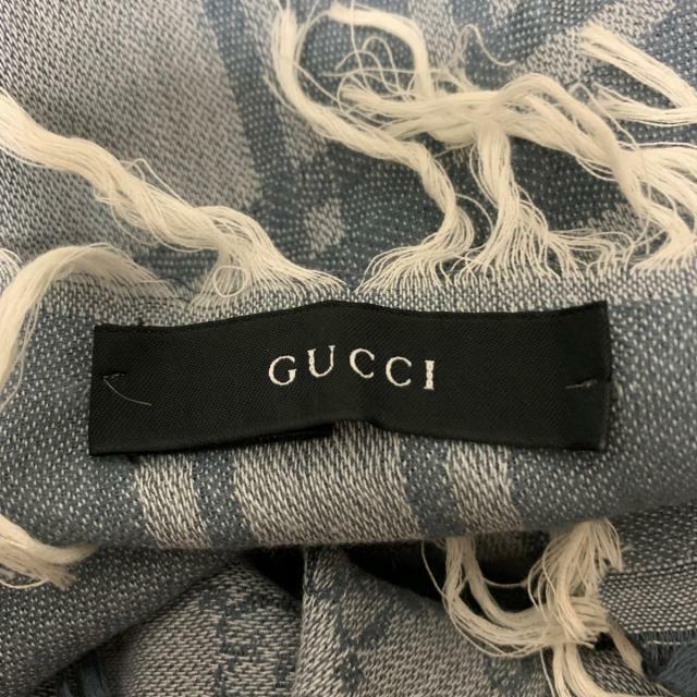 Gucci(グッチ)のグッチ ストール(ショール)美品  - GG柄 レディースのファッション小物(マフラー/ショール)の商品写真