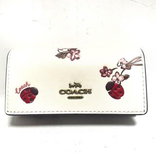 コーチ(COACH)のCOACH(コーチ) キーケース美品  - レザー(キーケース)