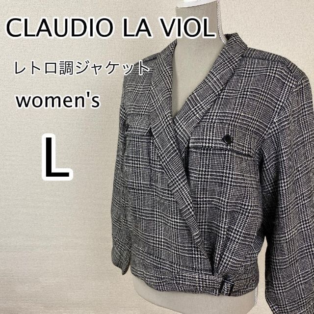 CAUDIO LA VIOLA レディース　ジャケット　人気の昭和レトロ調 レディースのジャケット/アウター(ナイロンジャケット)の商品写真