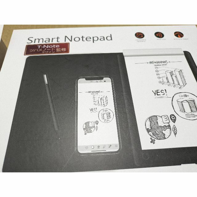 Smart Notepad T-Note　ツバメノートデザイン監修　A5 スマホ/家電/カメラのPC/タブレット(その他)の商品写真