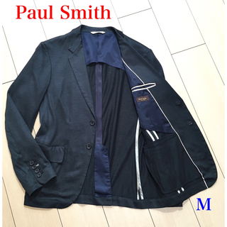 ポールスミス(Paul Smith)の美品★ポールスミス テーラードジャケット リネン アンコン グレー M A680(テーラードジャケット)