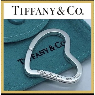 ティファニー(Tiffany & Co.)の美品　Tiffanyティファニーキーリング  キーホルダー　チャーム　ハート(キーホルダー)