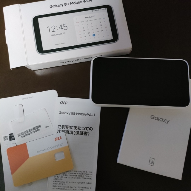 モバイルルーターSAMSUNG Galaxy 5G Mobile Wi-Fi SCR01