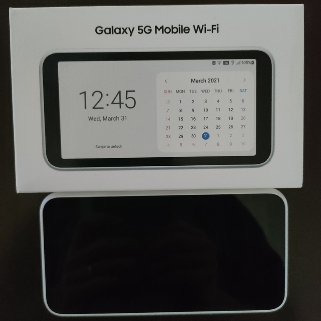 Galaxy(ギャラクシー)のSAMSUNG Galaxy 5G Mobile Wi-Fi SCR01 スマホ/家電/カメラのスマートフォン/携帯電話(その他)の商品写真