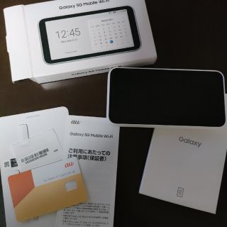 ギャラクシー(Galaxy)のSAMSUNG Galaxy 5G Mobile Wi-Fi SCR01(その他)