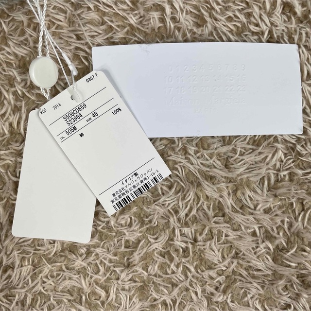 【新品】Maison Margiela 反転ロゴ刺繍 四つタグ Tシャツ 48