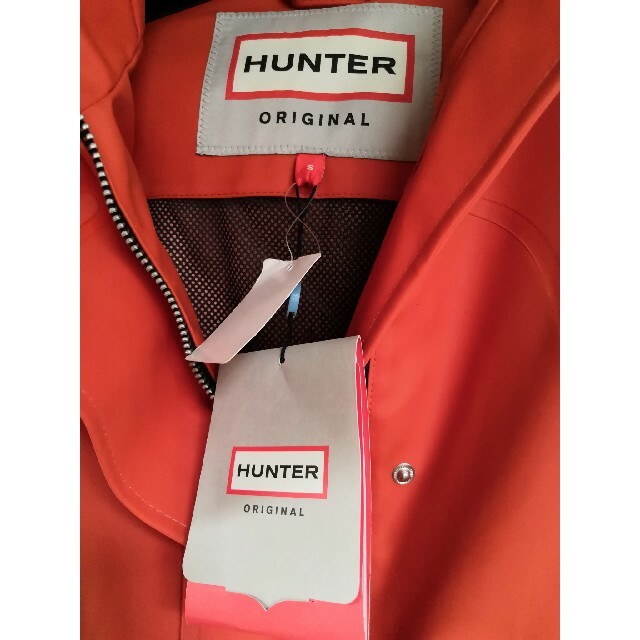 HUNTER(ハンター)のハンター　オレンジ　Sサイズ　HANTER  レディース　レインコート レディースのファッション小物(レインコート)の商品写真