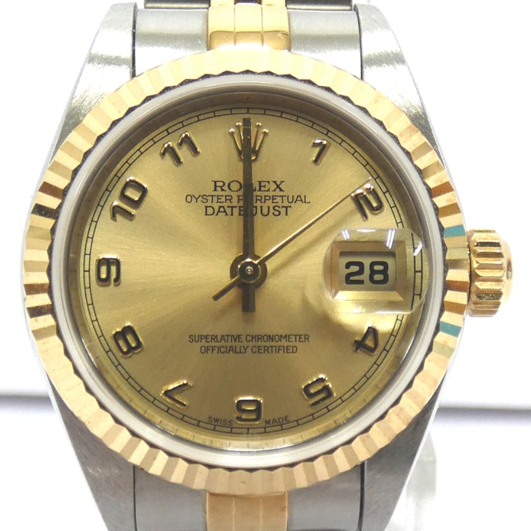 ROLEX(ロレックス)のロレックス 腕時計 デイトジャスト 79173 シャンパン Dz777871 中古 レディースのファッション小物(腕時計)の商品写真