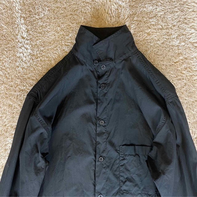 和風 【美品】ヨウジヤマモトプールオム 19AW スタンドカラー ロング