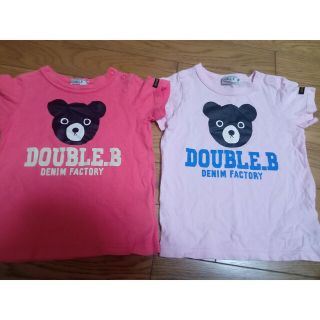 ダブルビー(DOUBLE.B)のDOUBLE.B　Tシャツ　２点　㉒(Tシャツ/カットソー)