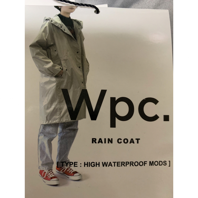 Wpc.(ダブルピーシー)の新品　wpc モッズ レインコート 雨 レディース かっぱ コンパクト グレー レディースのファッション小物(レインコート)の商品写真