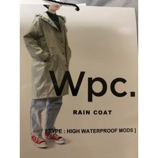 ダブルピーシー(Wpc.)の新品　wpc モッズ レインコート 雨 レディース かっぱ コンパクト グレー(レインコート)