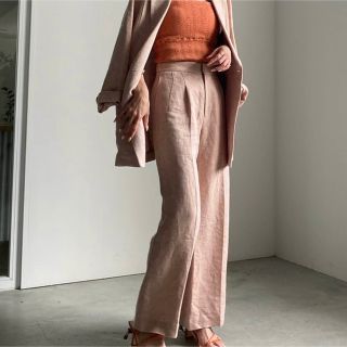 アメリヴィンテージ(Ameri VINTAGE)のAmeri RUSTIC LINEN PANTS リネンパンツ(カジュアルパンツ)