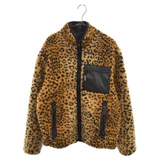 シュプリーム(Supreme)のSUPREME シュプリーム 17AW Leopard Fleece Reversible Jacket レオパードフリースリバーシブルジャケット マルチ(フライトジャケット)