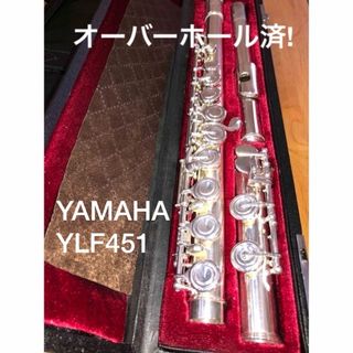 ヤマハ(ヤマハ)の値下げ！【未使用メンテナンス済み】ヤマハ　YAMAHA フルート　YLF451(フルート)