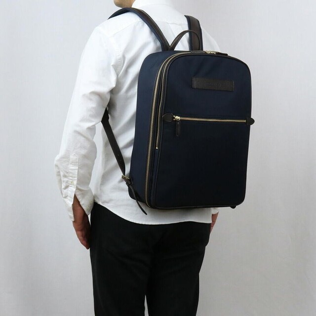 フェリージ リュック 19-26 DS03 0043 NAVY/BROWN