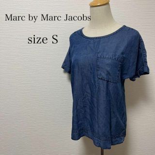 マークバイマークジェイコブス(MARC BY MARC JACOBS)のマークバイマークジェイコブス トップス 半袖 Tシャツ S 古着 デニム柄(カットソー(半袖/袖なし))