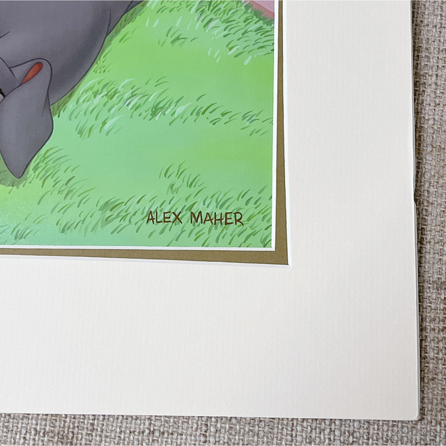 Disney(ディズニー)のALEX MAHER/わんわん物語 エンタメ/ホビーの美術品/アンティーク(絵画/タペストリー)の商品写真