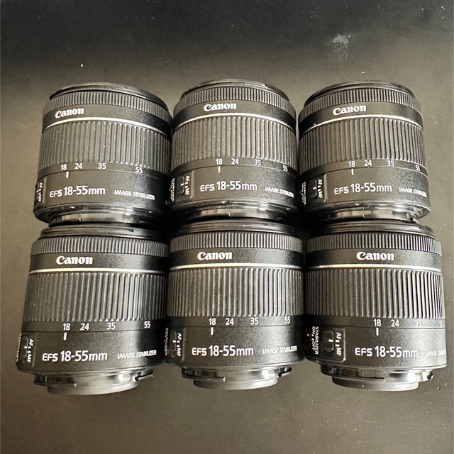 美品6本セット！EF-S18-55F4-5.6 IS STM