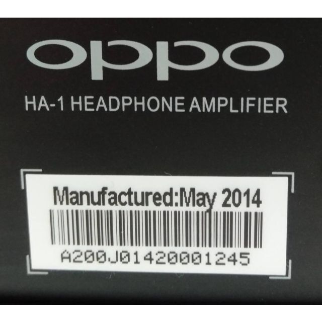 【美品】OPPO ヘッドホンアンプ・DAC HA-1(JP) スマホ/家電/カメラのオーディオ機器(アンプ)の商品写真