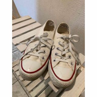 コンバース(CONVERSE)のコンバースconverse白シューズスニーカー(スニーカー)