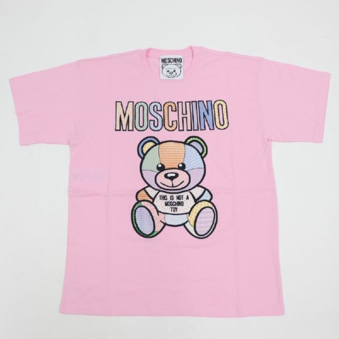 新品】MOSCHINO モスキーノ ホワイト Tシャツ ワンピース 42-