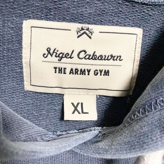 NIGEL CABOURN ARMY GYM　フーディ　パーカー　グレー