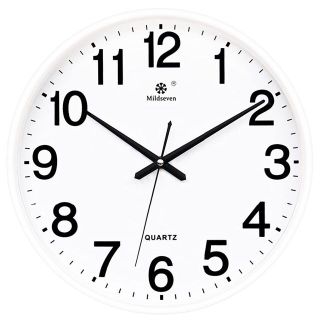 【色: ホワイト】掛け時計静音で快適時計 壁掛け 静音 wall clock ア(置時計)