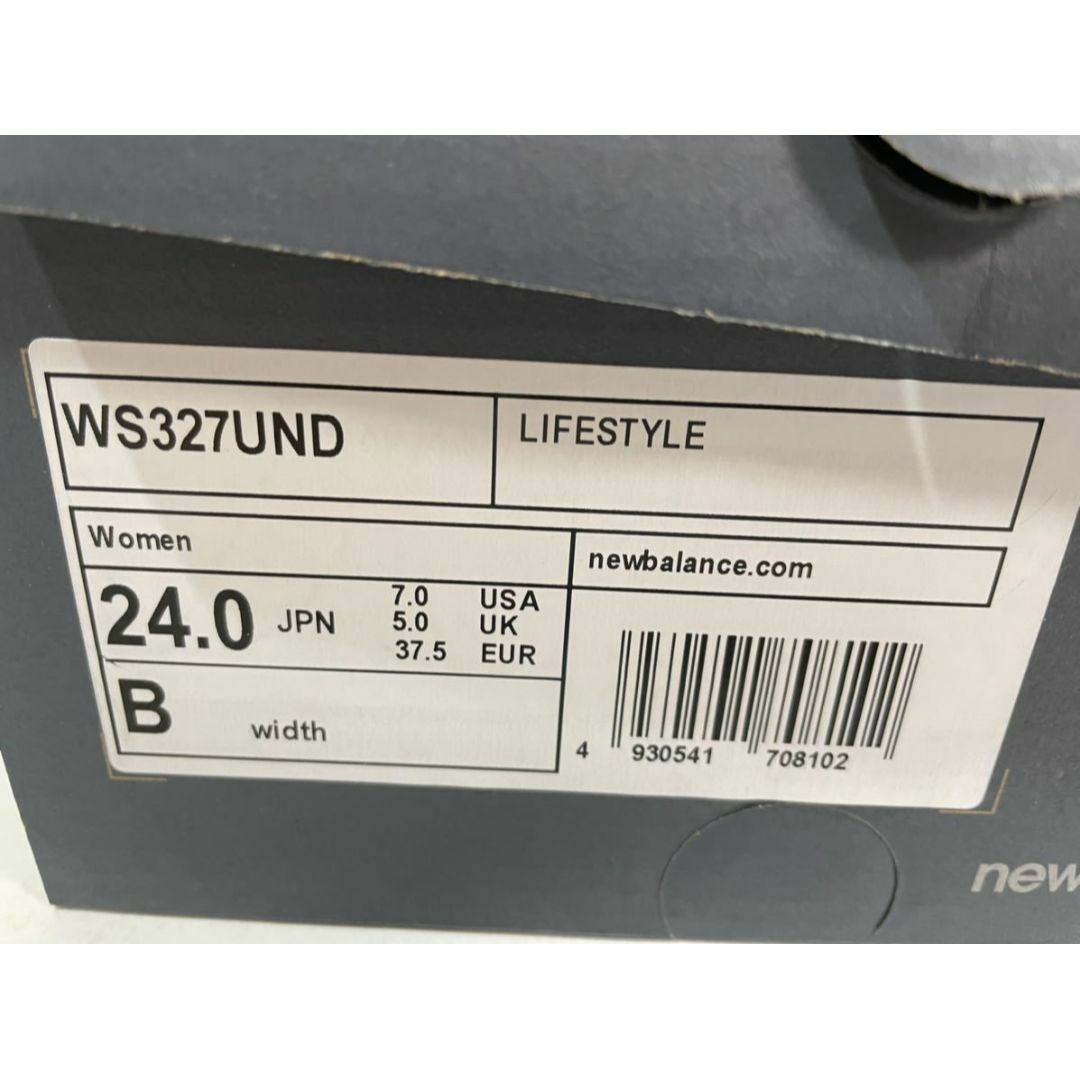 New Balance(ニューバランス)の【新品】24cm NewBalance ニューバランス WS327UND レディースの靴/シューズ(スニーカー)の商品写真