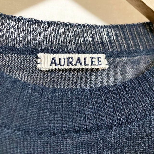 AURALEE(オーラリー)のサイズ5！！AURALEE シースルーモヘアリブニット メンズのトップス(ニット/セーター)の商品写真