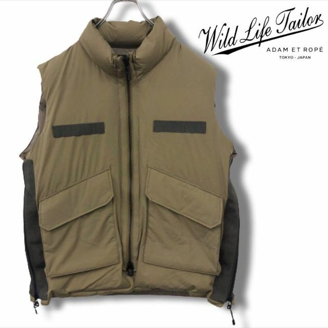 WILD LIFE TAILORサイレントコーティングミリタリーダウンベスト - www