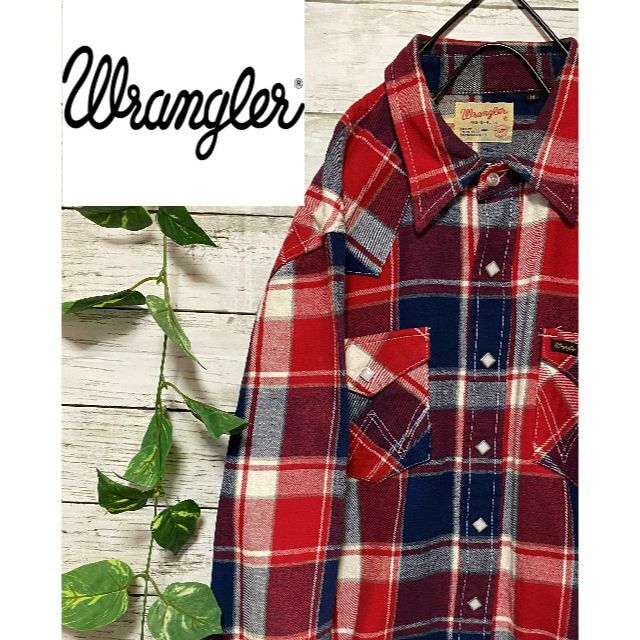 Wrangler ラングラー ウール フェルト シャツ ジャケット Mサイズ