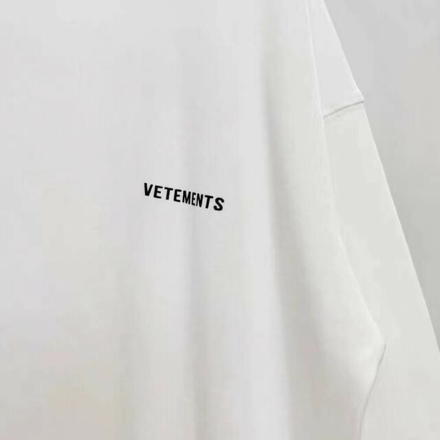 新品 VETEMENTS オーバーサイズ Tシャツ 白 S