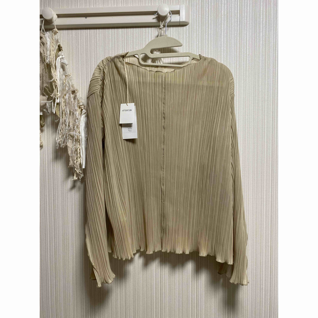 CLANE(クラネ)のalumu Pleats flare tops レディースのトップス(シャツ/ブラウス(長袖/七分))の商品写真