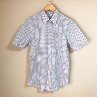 ユニクロ(UNIQLO)のUNIQLO ユニクロ　メンズ　シャツ　半袖　Mサイズ　チェック(シャツ)