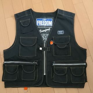 just freedom フィッシングベスト M ブラック(ウエア)