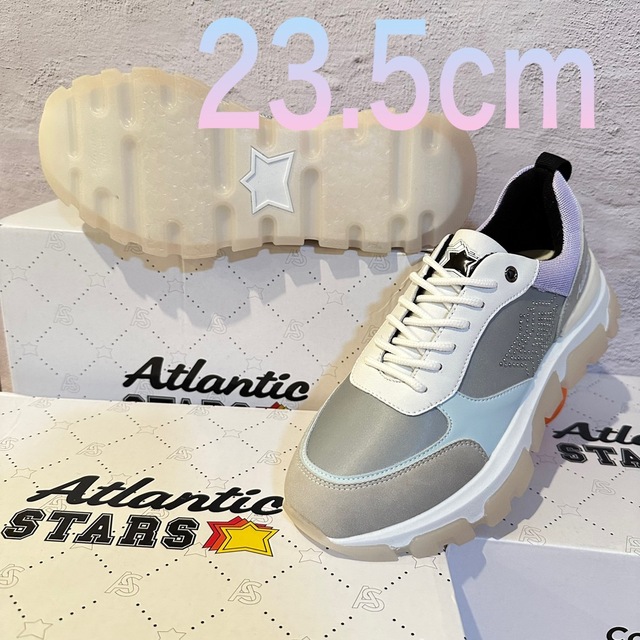 Atlantic STARS(アトランティックスターズ)のEU37【新品】アトランティックスターズ　アヴァ　ライトグレーカラー レディースの靴/シューズ(スニーカー)の商品写真