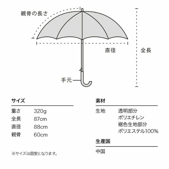 【色: グレー】plantica×Wpc. フラワーアンブレラ プラスティック 1