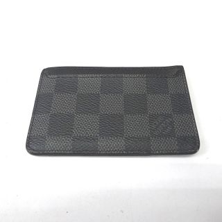 ルイヴィトン(LOUIS VUITTON)のルイ・ヴィトン カードケース ダミエ・グラフィット ネオ・ポルト カルト N62666 Ft586002 中古(名刺入れ/定期入れ)