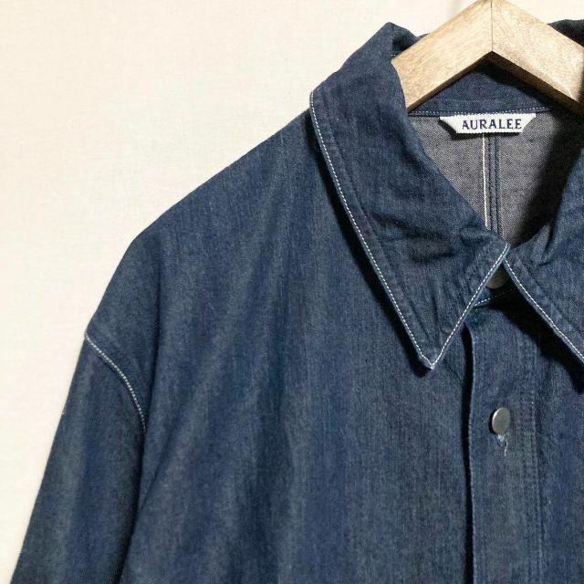 AURALEE DENIM SHIRT デニムシャツ　5