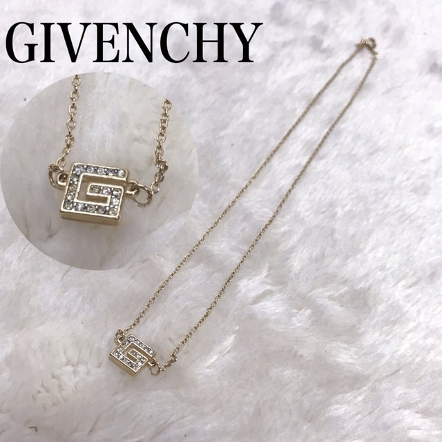 無しGIVENCHY ジバンシー　ネックレス　ヴィンテージ　ゴールドカラー