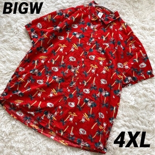 BIGW アロハ シャツ サンタ コアラ 大きいサイズ 5L サーフィン(シャツ)