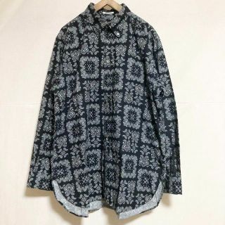 エンジニアードガーメンツ(Engineered Garments)のLサイズ！ENGINEEREDGARMENTS ブロックペイズリーシャツ(シャツ)