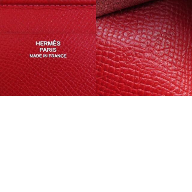 Hermes - エルメス HERMES 手帳カバー レザー ピンク/レッド