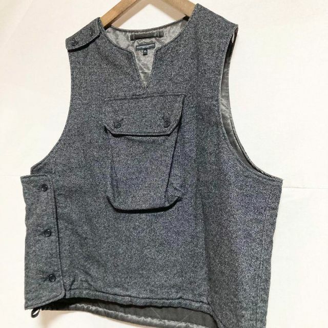 XLサイズ!ENGINEEREDGARMENTS ウールカバーベスト-