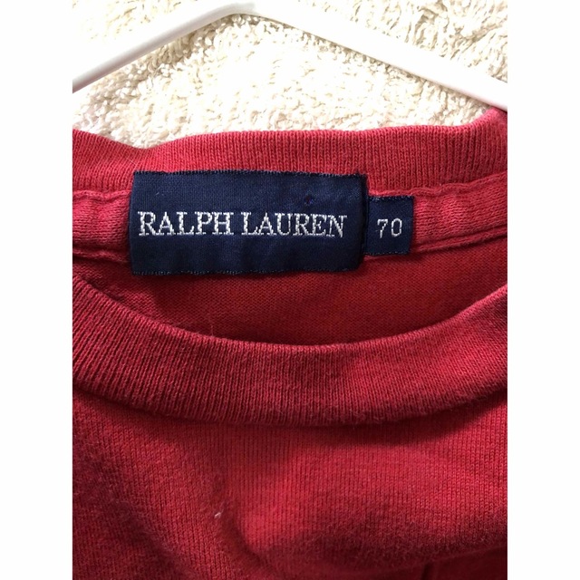 Ralph Lauren(ラルフローレン)のRalphLauren 70 Tシャツ　綿100% キッズ/ベビー/マタニティのベビー服(~85cm)(Ｔシャツ)の商品写真