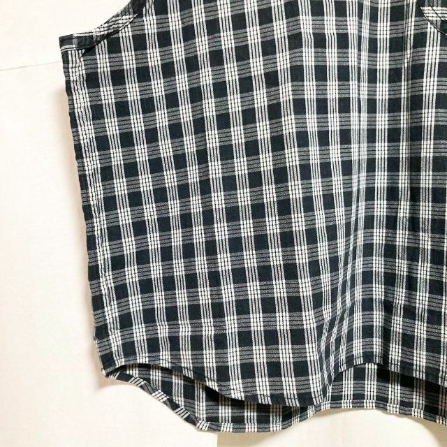 PORTER CLASSIC - サイズ3!Porter Classic ギンガムチェックベストの