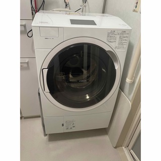 東芝（TOSHIBA）ドラム式洗濯機　ZABOON TW-127X9L 白(洗濯機)