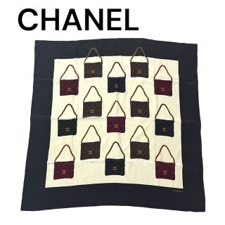 CHANEL♡タグ付き マトラッセチェーンバッグ ブラック 大判 シルクスカーフ